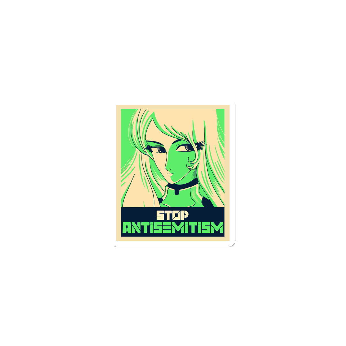 Anime Hero | Antisemitism | Die-Cut Magnet Jouparty