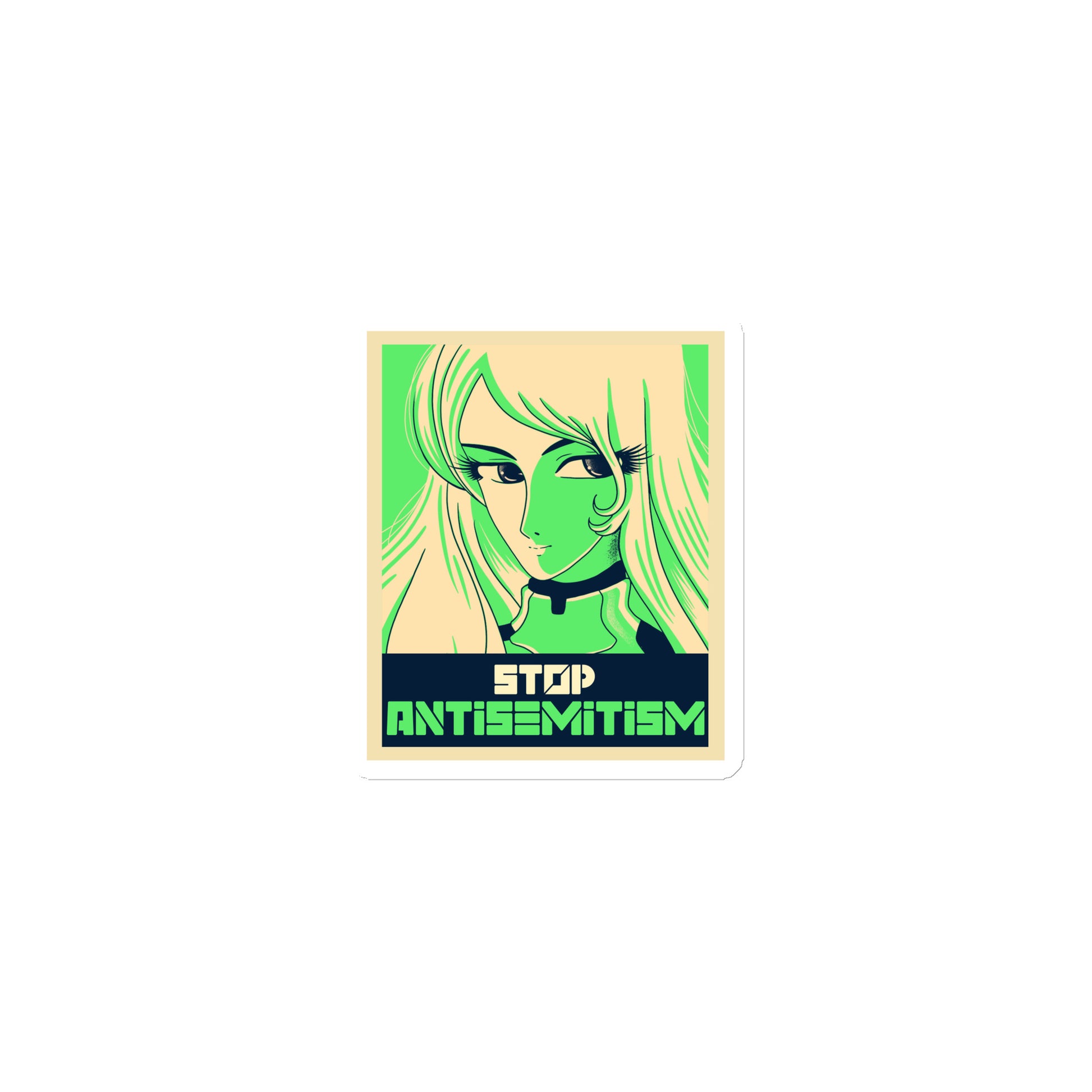 Anime Hero | Antisemitism | Die-Cut Magnet Jouparty