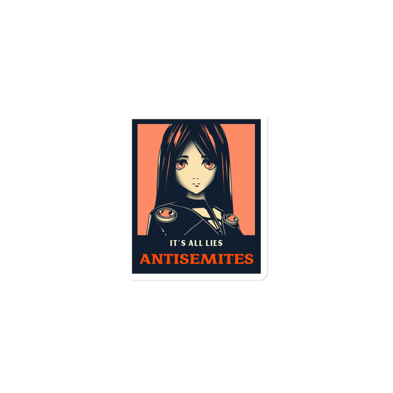 Anime Hero | Antisemitism | Die-Cut Magnet