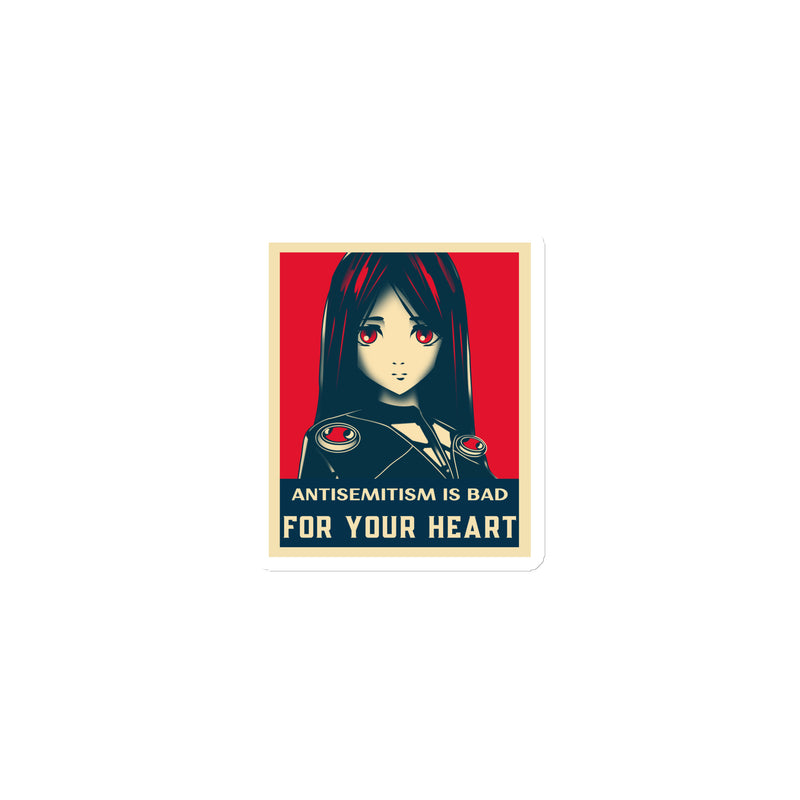 Anime Hero | Antisemitism | Die-Cut Magnet