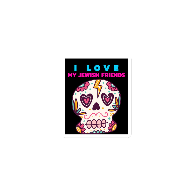 I Love My Jewish Friends | Die-Cut Magnet
