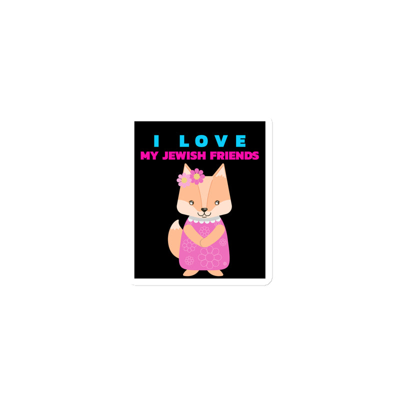 I Love My Jewish Friends | Die-Cut Magnet