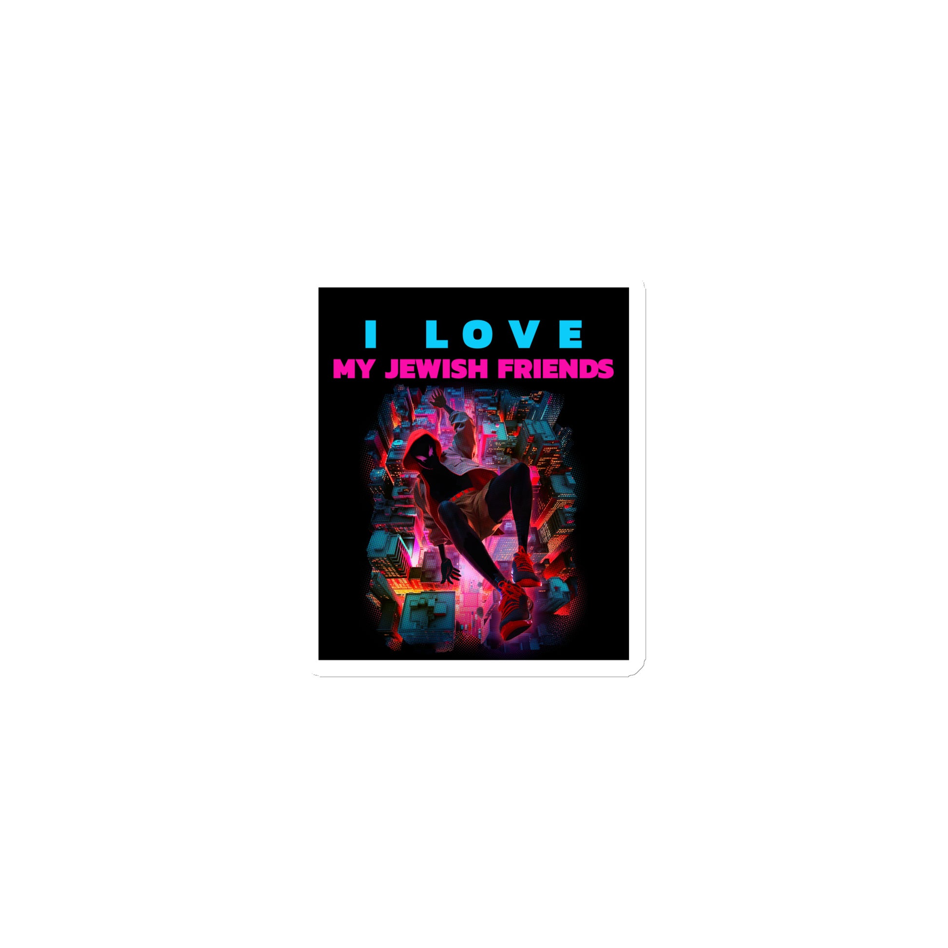 I Love My Jewish Friends | Die-Cut Magnet Jouparty