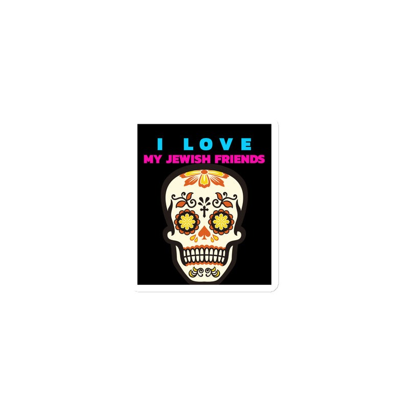 I Love My Jewish Friends | Die-Cut Magnet