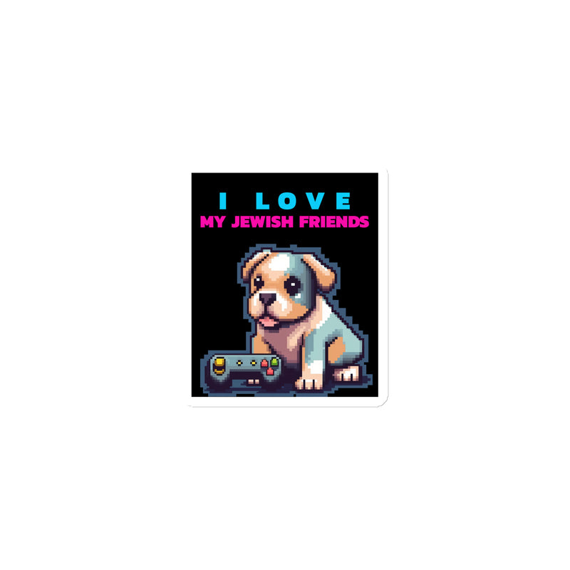 I Love My Jewish Friends | Die-Cut Magnet