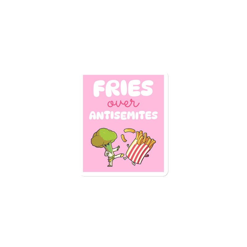 Fries Over Antisemites | Die-Cut Magnet