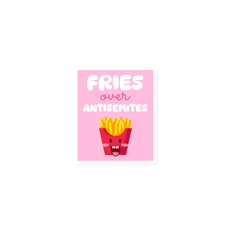 Fries Over Antisemites | Die-Cut Magnet