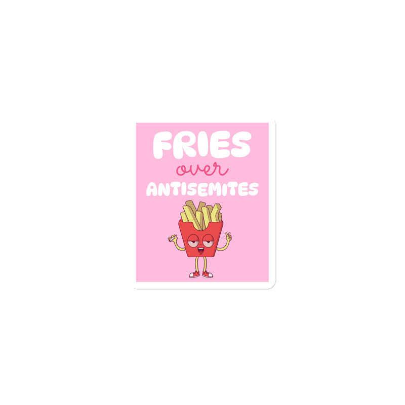 Fries Over Antisemites | Die-Cut Magnet