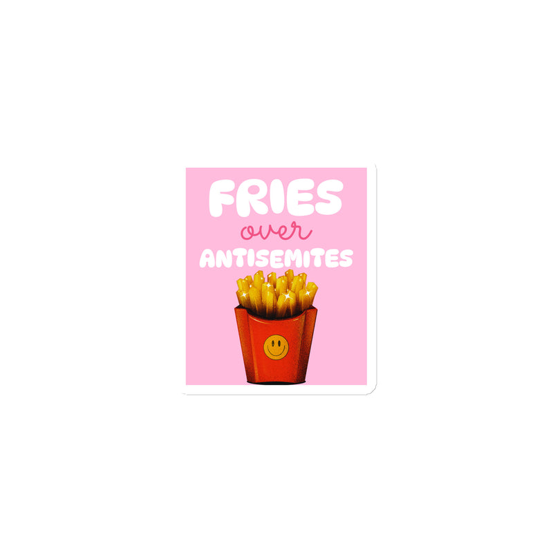 Fries Over Antisemites | Die-Cut Magnet