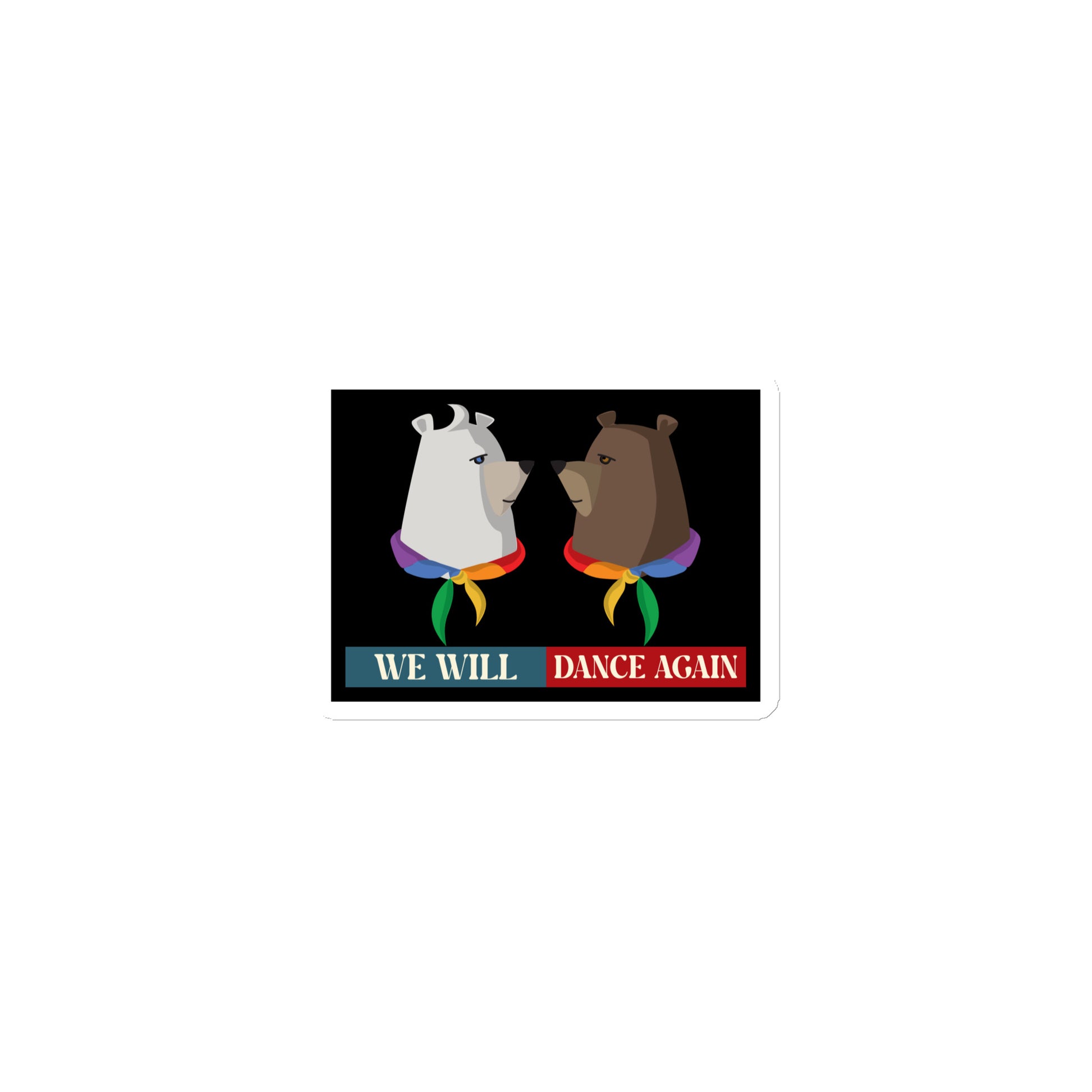 We Will Dance Again | Retro Edition | Die-Cut Magnet Jouparty