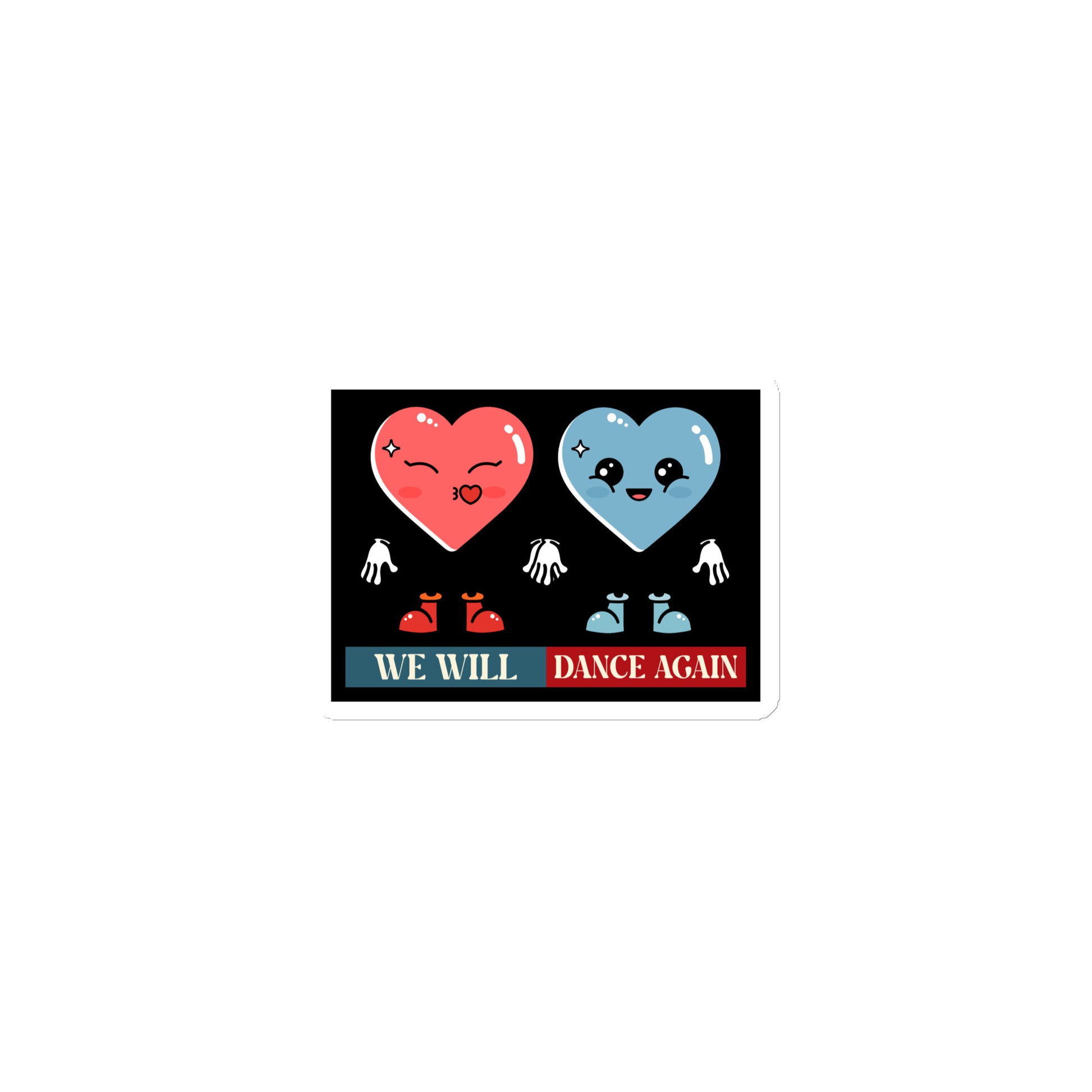 We Will Dance Again | Retro Edition | Die-Cut Magnet Jouparty
