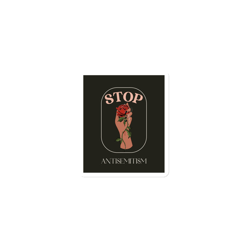 Stop Antisemitism | Plants & Flowers Edition | Die-Cut Magnet
