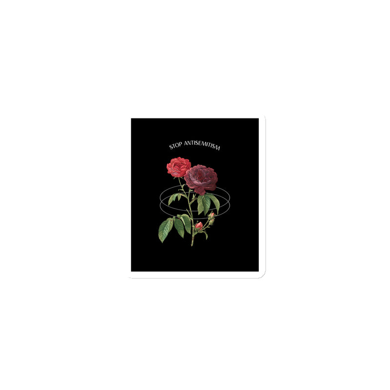 Stop Antisemitism | Plants & Flowers Edition | Die-Cut Magnet