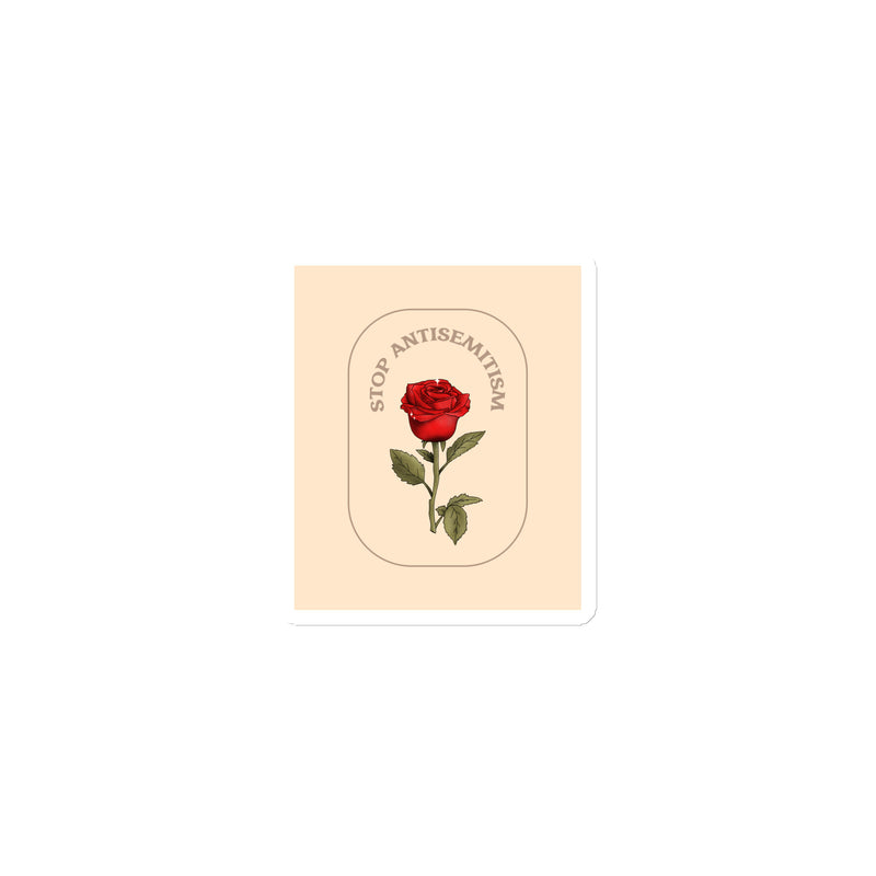 Stop Antisemitism | Plants & Flowers Edition | Die-Cut Magnet