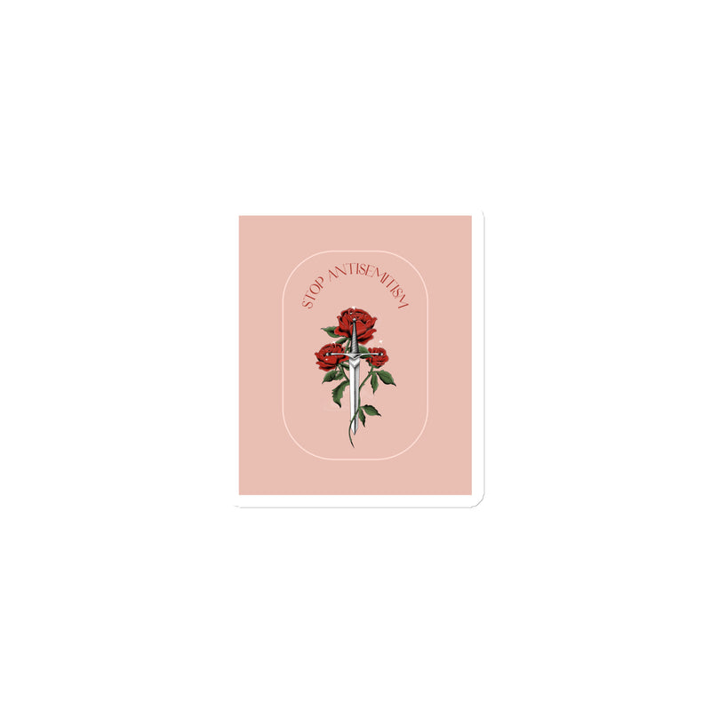 Stop Antisemitism | Plants & Flowers Edition | Die-Cut Magnet
