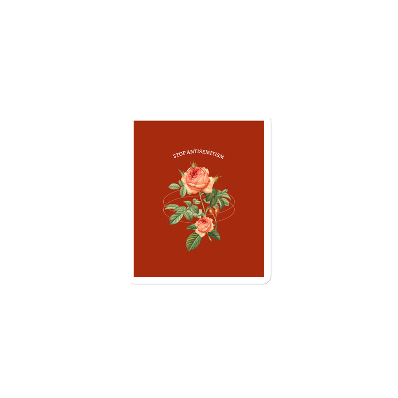 Stop Antisemitism | Plants & Flowers Edition | Die-Cut Magnet