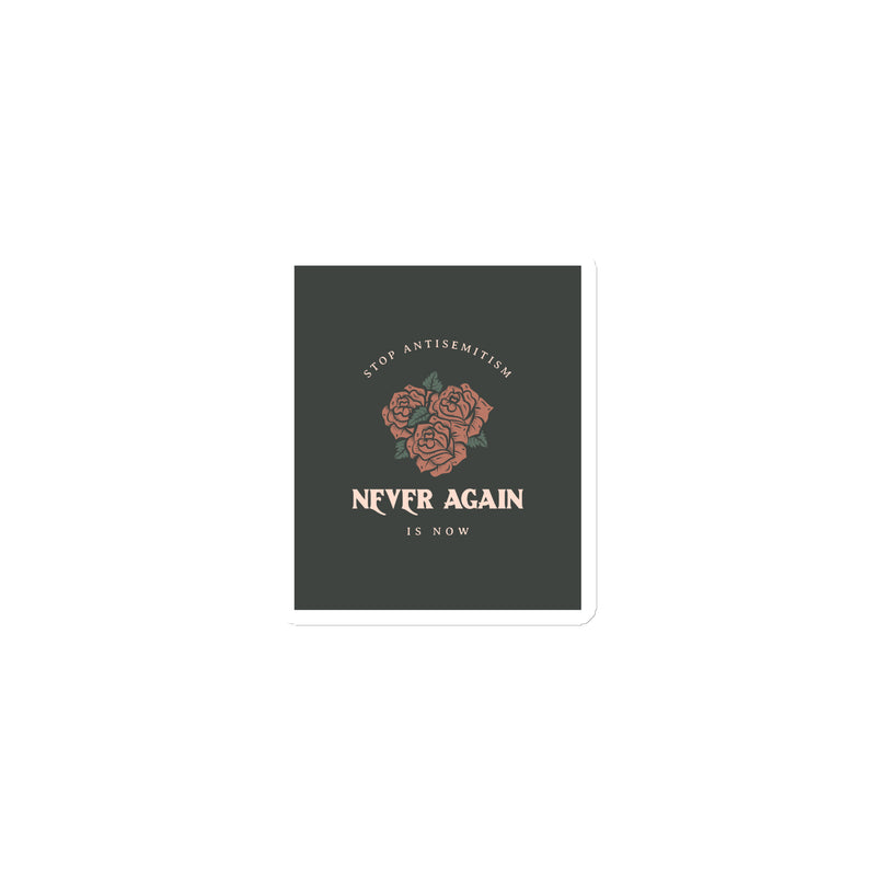 Stop Antisemitism | Plants & Flowers Edition | Die-Cut Magnet