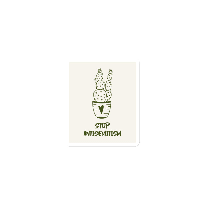 Stop Antisemitism | Plants & Flowers Edition | Die-Cut Magnet