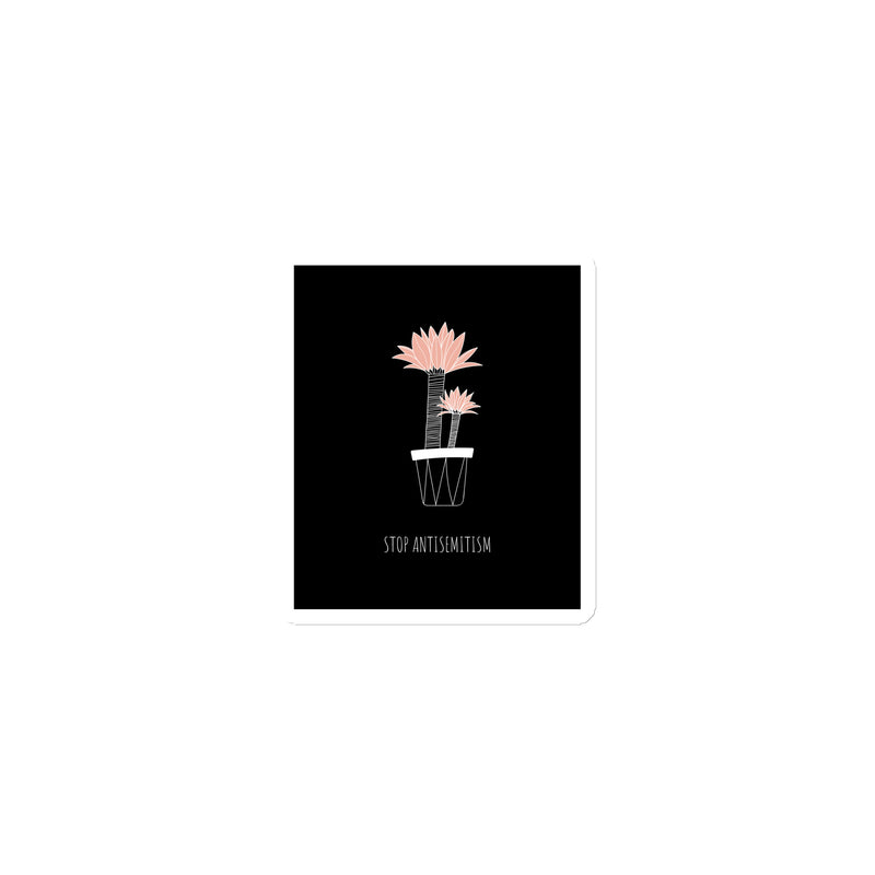 Stop Antisemitism | Plants & Flowers Edition | Die-Cut Magnet
