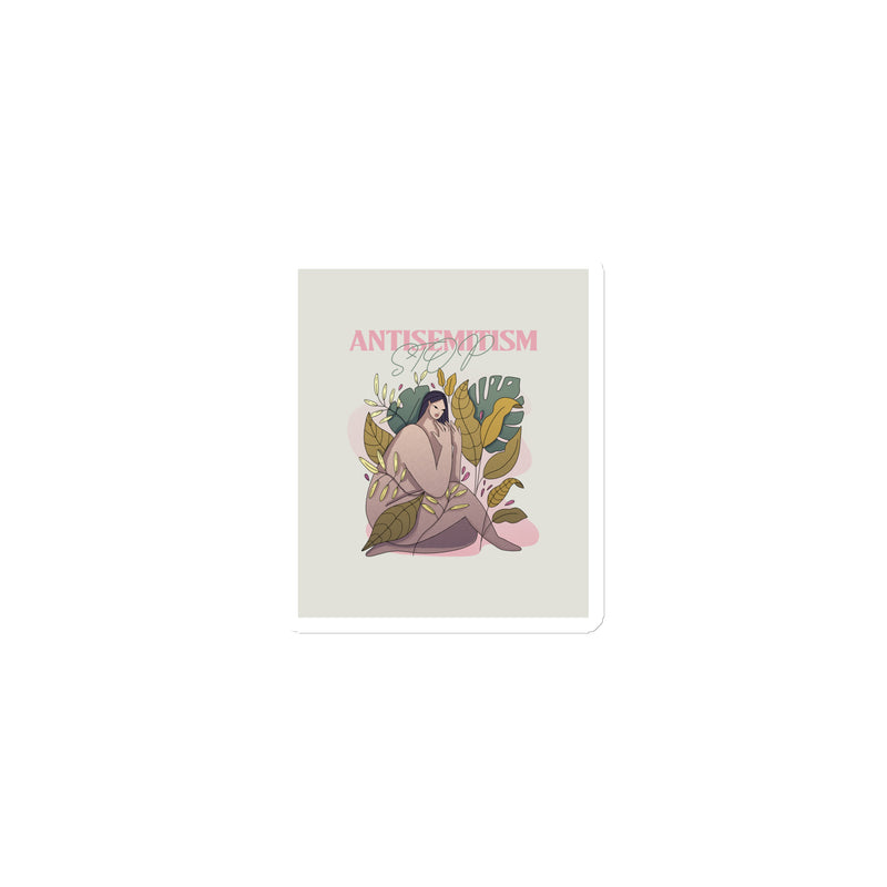 Stop Antisemitism | Plants & Flowers Edition | Die-Cut Magnet