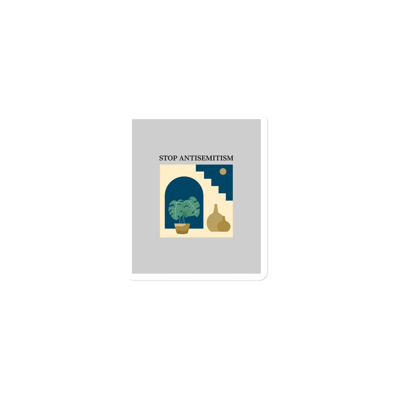 Stop Antisemitism | Plants & Flowers Edition | Die-Cut Magnet