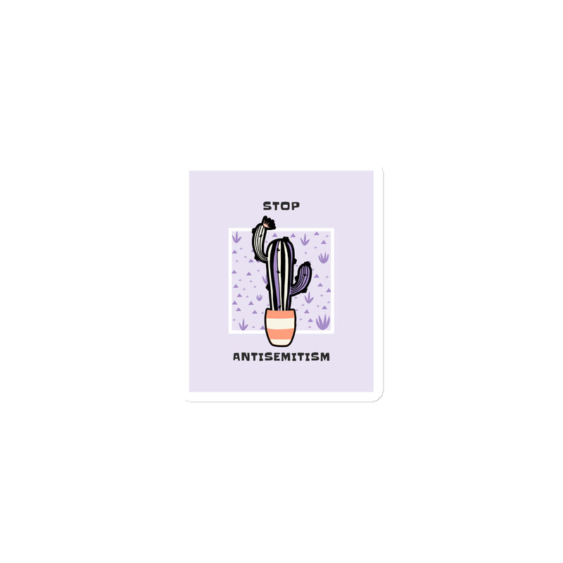 Stop Antisemitism | Plants & Flowers Edition | Die-Cut Magnet