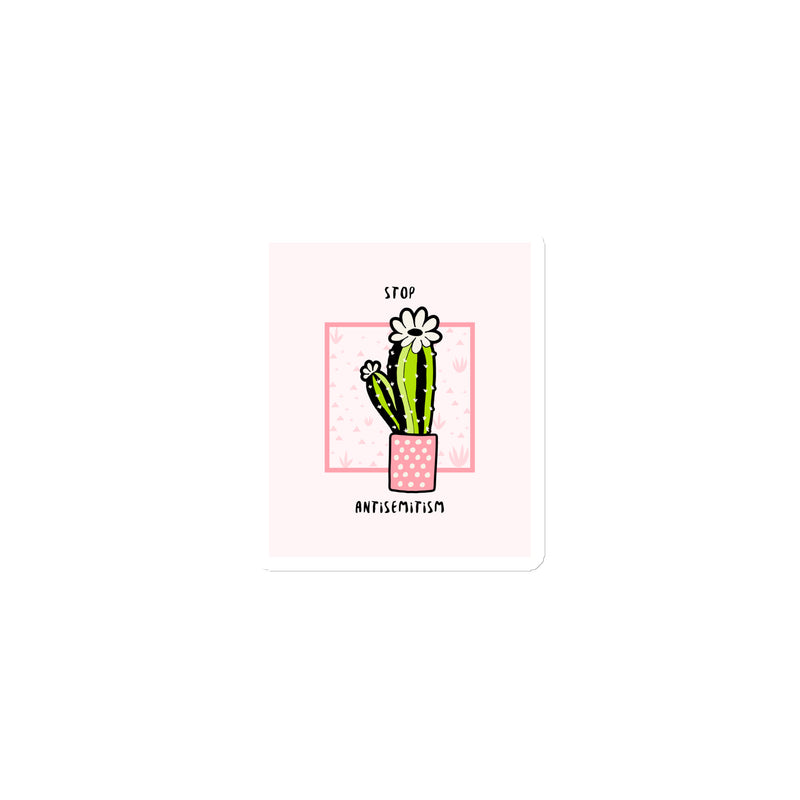 Stop Antisemitism | Plants & Flowers Edition | Die-Cut Magnet