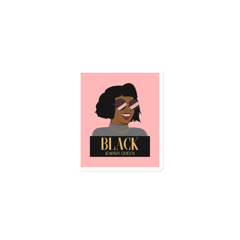 Black & Jewish Love | Die-Cut Magnet