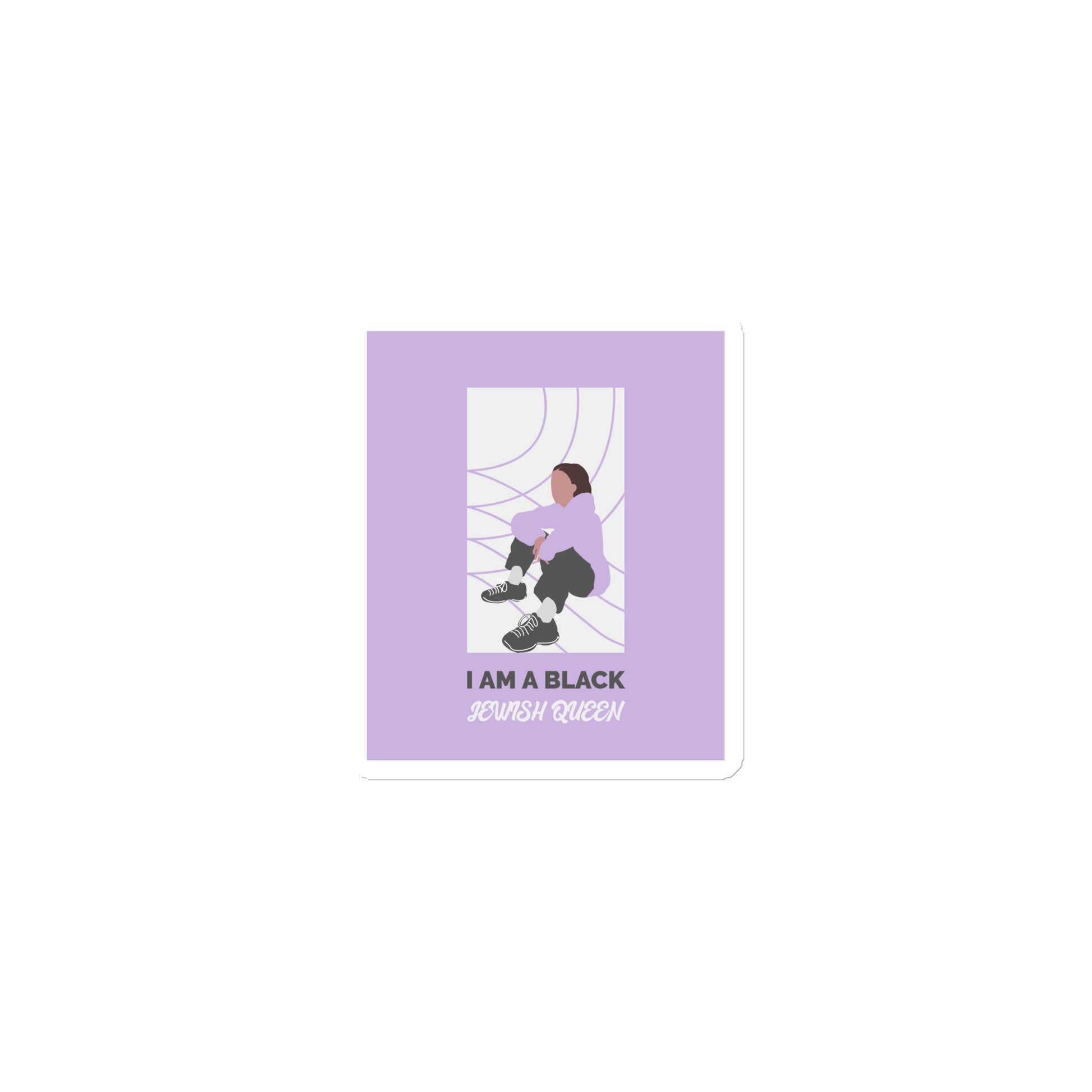 Black & Jewish Love | Die-Cut Magnet
