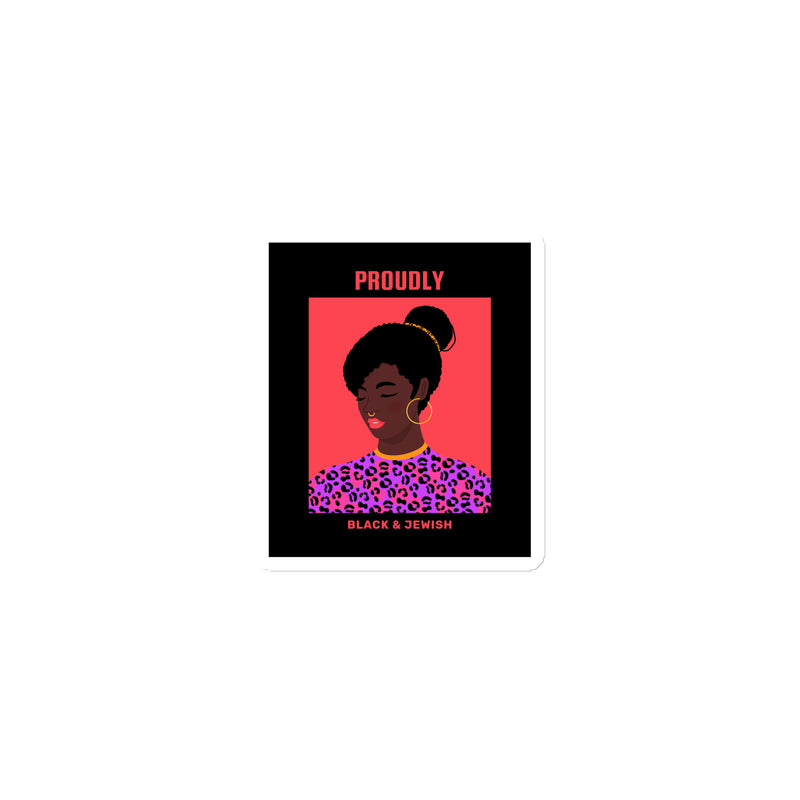 Black & Jewish Love | Die-Cut Magnet