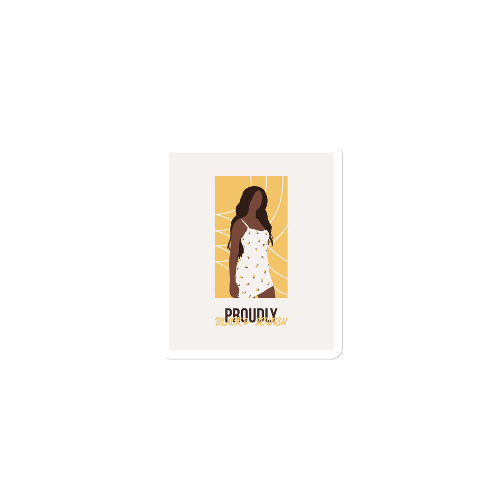 Black & Jewish Love | Die-Cut Magnet