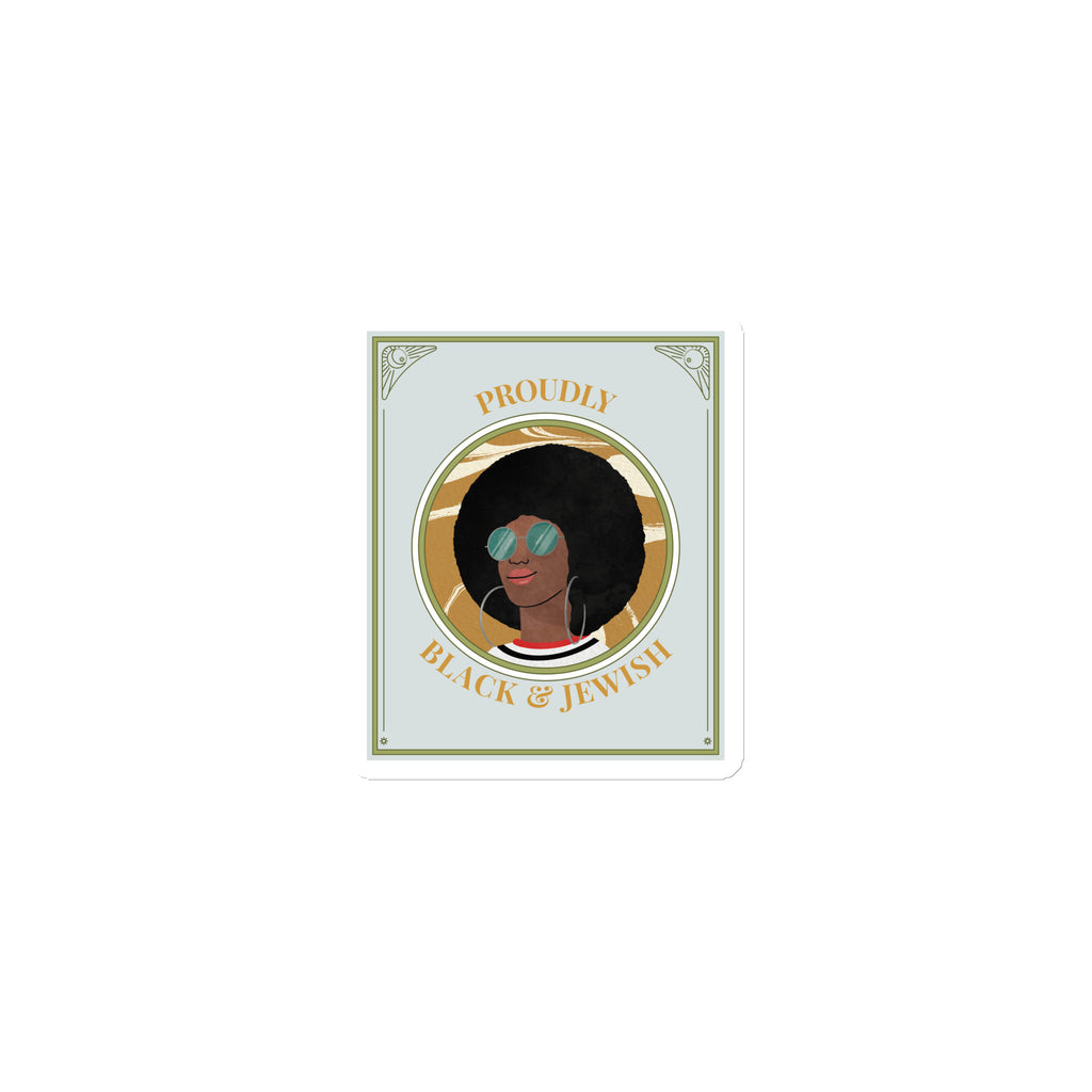Black & Jewish Love | Die-Cut Magnet