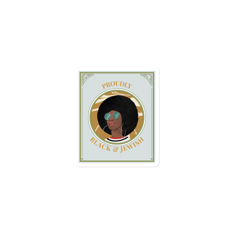 Black & Jewish Love | Die-Cut Magnet