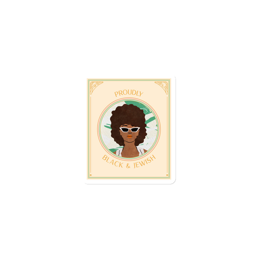 Black & Jewish Love | Die-Cut Magnet