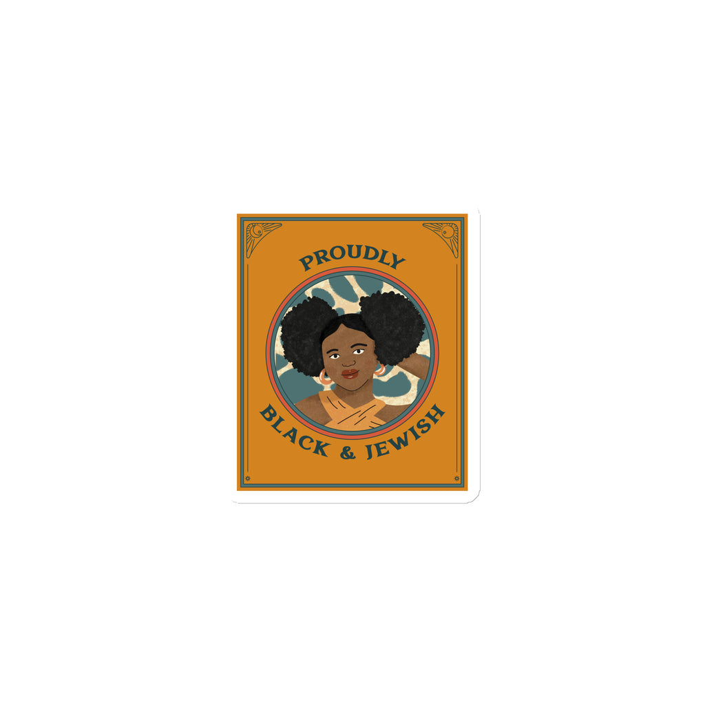 Black & Jewish Love | Die-Cut Magnet
