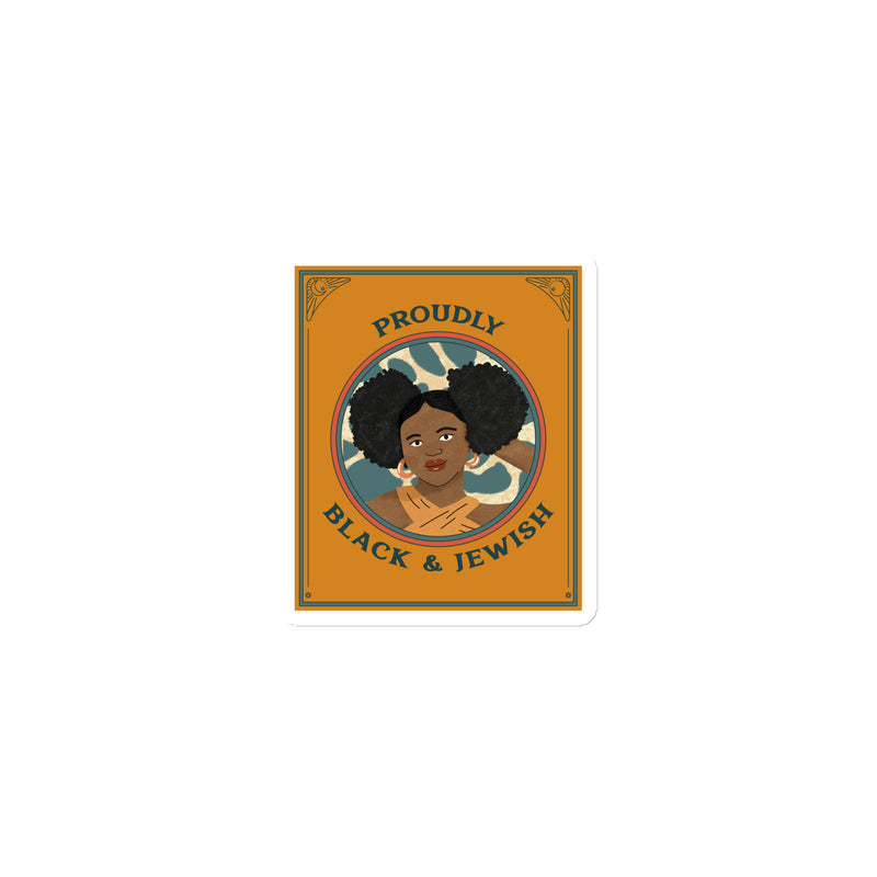 Black & Jewish Love | Die-Cut Magnet