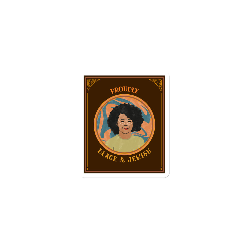 Black & Jewish Love | Die-Cut Magnet