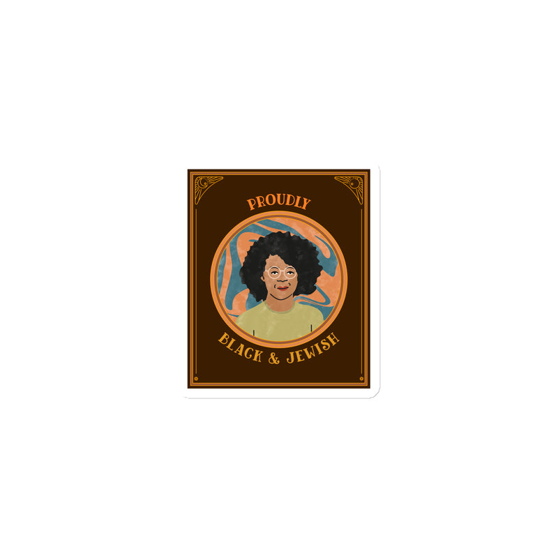 Black & Jewish Love | Die-Cut Magnet