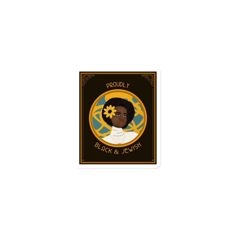 Black & Jewish Love | Die-Cut Magnet