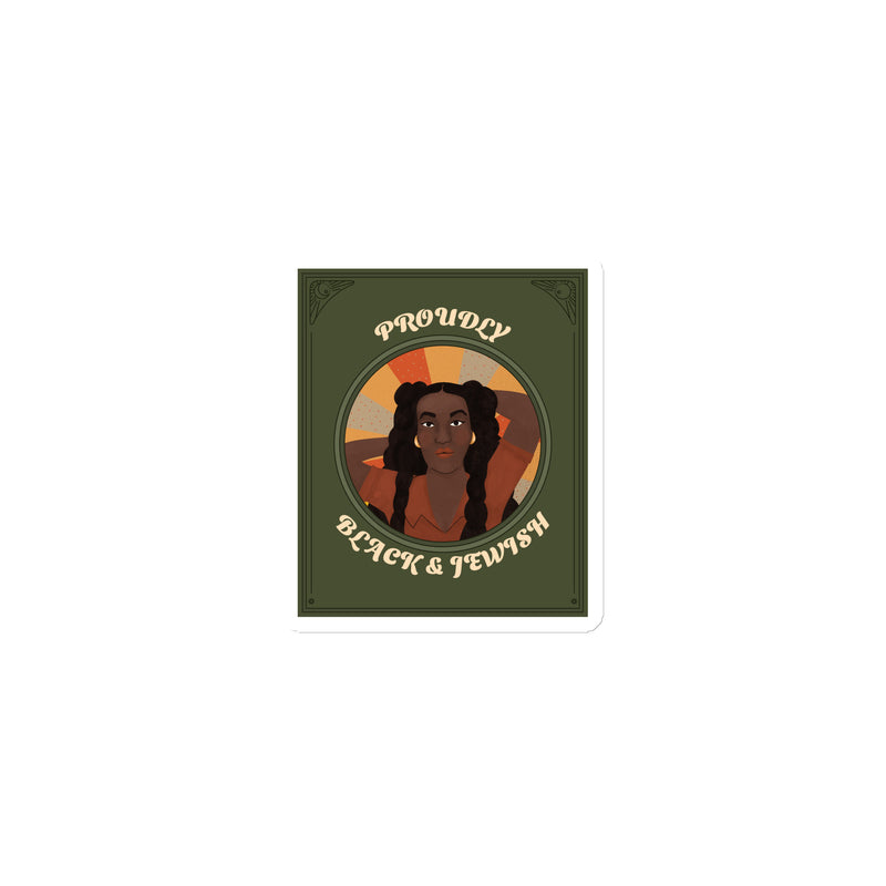 Black & Jewish Love | Die-Cut Magnet