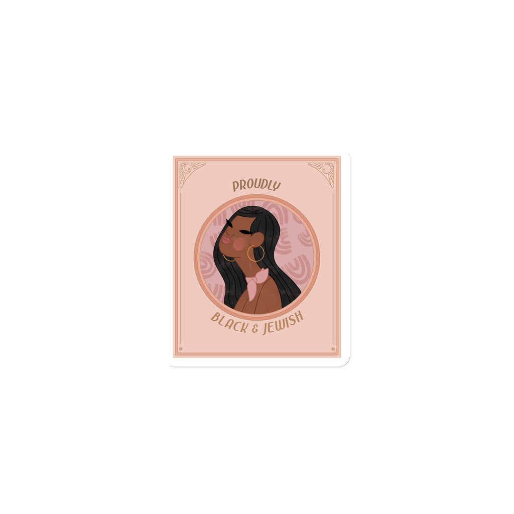 Black & Jewish Love | Die-Cut Magnet