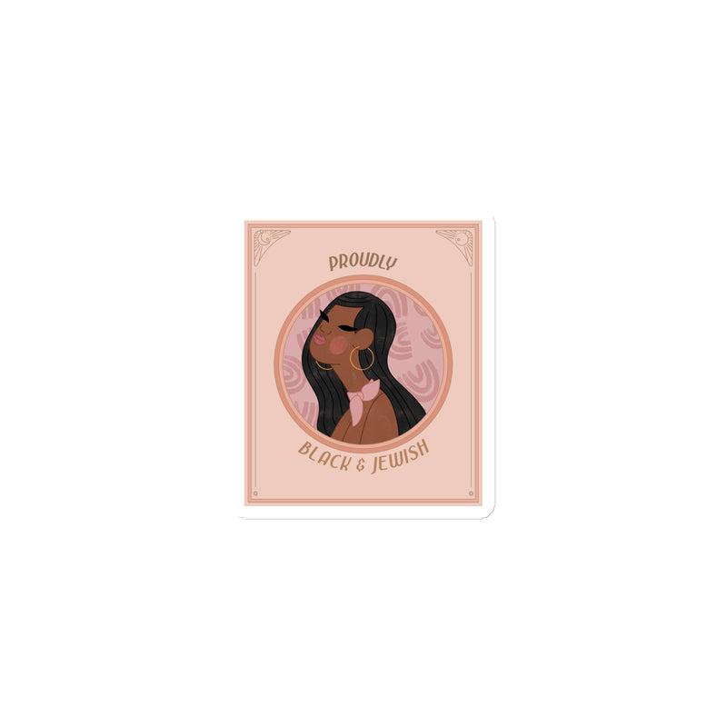 Black & Jewish Love | Die-Cut Magnet
