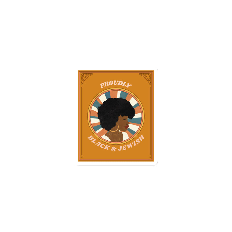 Black & Jewish Love | Die-Cut Magnet