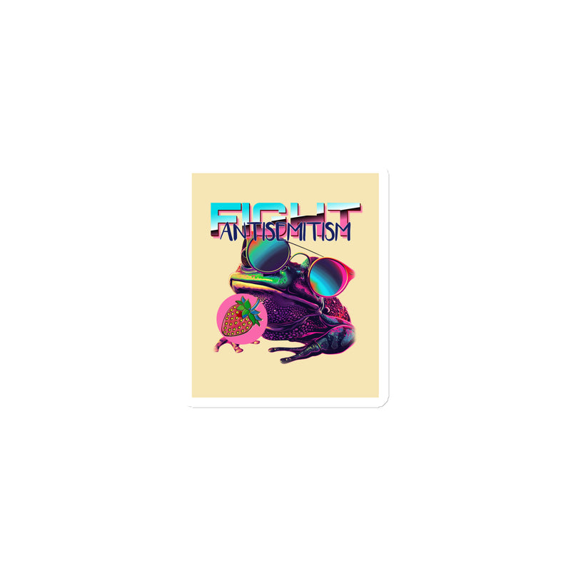 Retro Neon Animal | Fight Antisemitism | Die-Cut Magnet