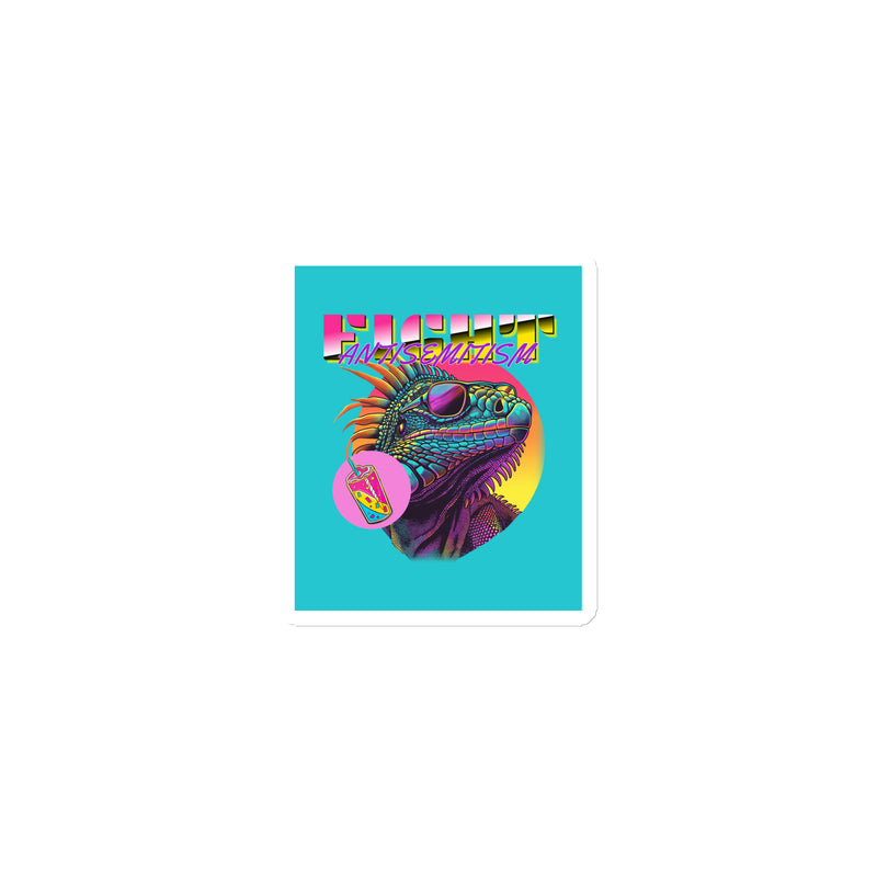 Retro Neon Animal | Fight Antisemitism | Die-Cut Magnet