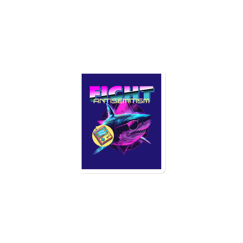 Retro Neon Animal | Fight Antisemitism | Die-Cut Magnet