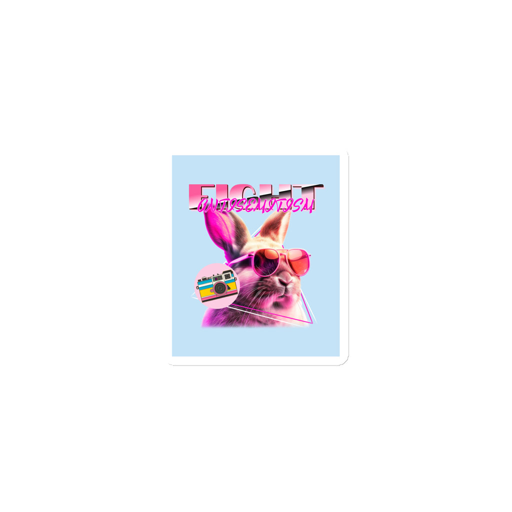 Retro Neon Animal | Fight Antisemitism | Die-Cut Magnet