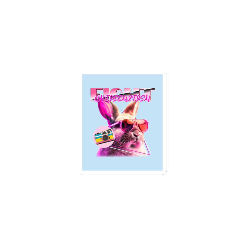 Retro Neon Animal | Fight Antisemitism | Die-Cut Magnet