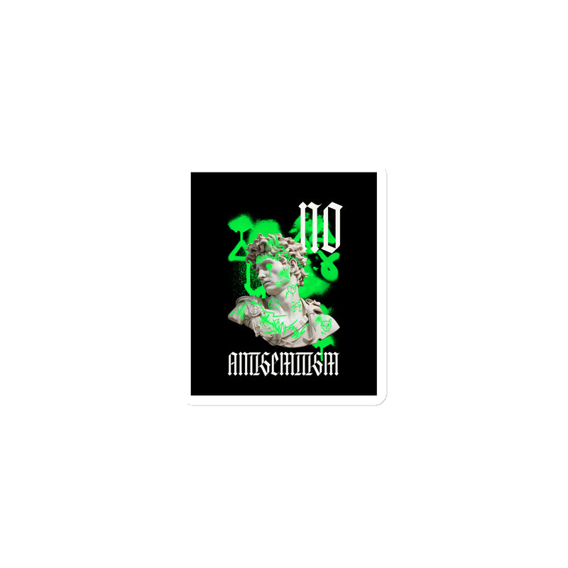 Graffiti Statue Anthem | No Antisemitism | Die-Cut Magnet