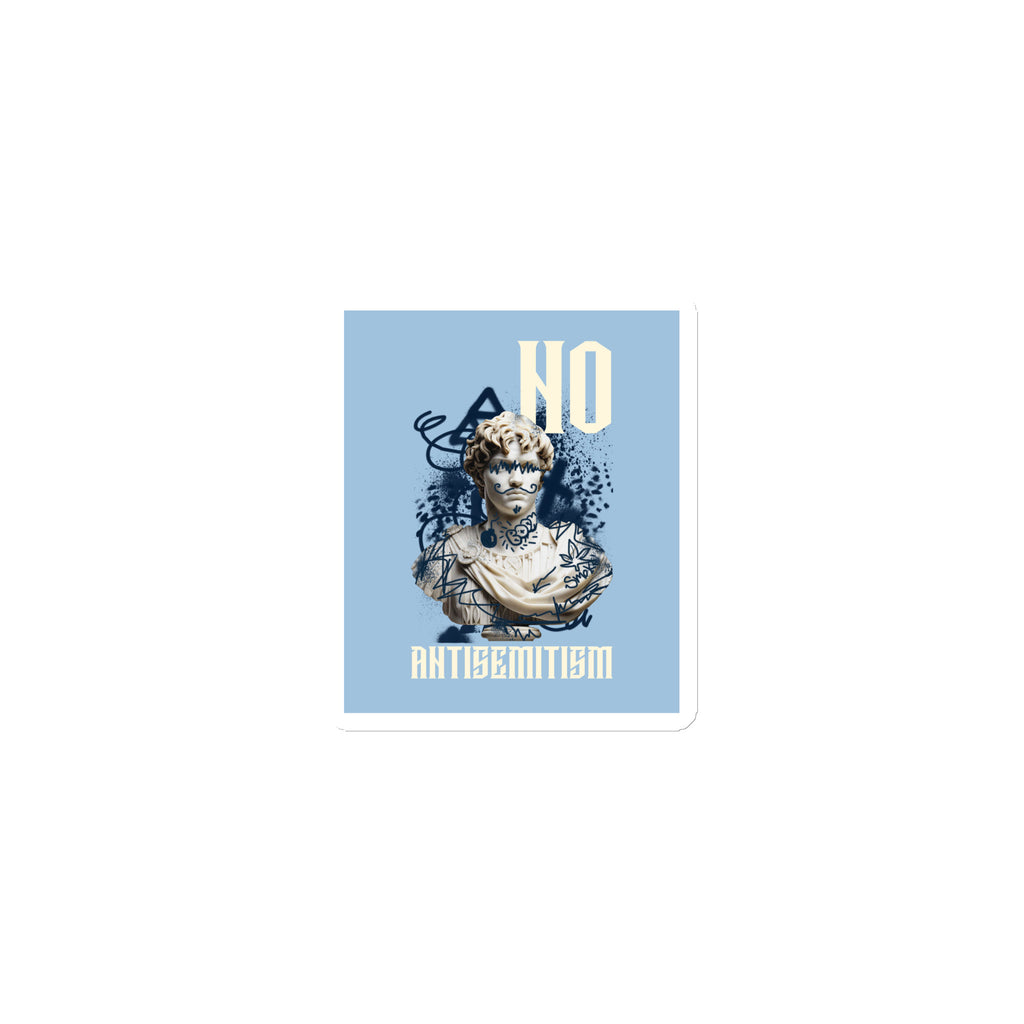 Graffiti Statue Anthem | No Antisemitism | Die-Cut Magnet